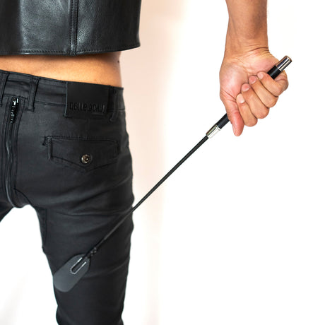 ruff GEAR Black Beauty Riding Crop 25 Inch
