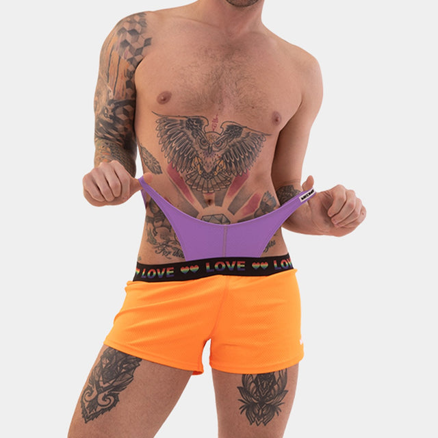 Barcode Berlin Short Riva Neon Orange