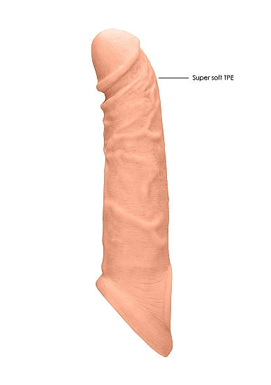 RealRock Lifelike Penis Sleeve 8 Inch Flesh