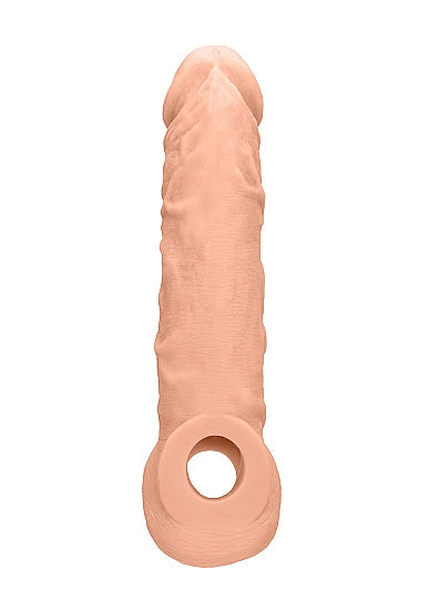 RealRock Lifelike Penis Sleeve 8 Inch Flesh