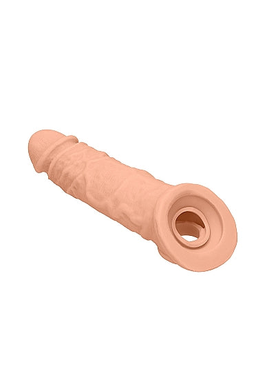 RealRock Lifelike Penis Sleeve 8 Inch Flesh