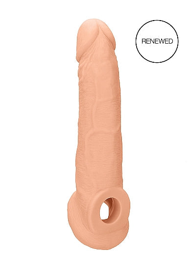 RealRock Lifelike Penis Sleeve 9 Inch Flesh