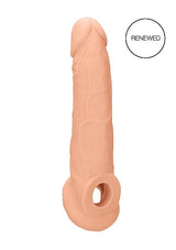 RealRock Lifelike Penis Sleeve 9 Inch Flesh