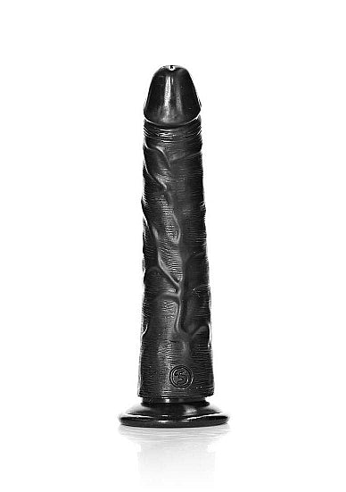 RealRock Slim Realistic Dildo 7 Inch Black