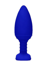 Elegance Heating Anal Butt Plug Glow Blue