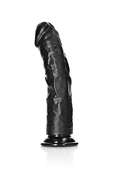 RealRock Curved Realistic Dildo 10 Inch Black