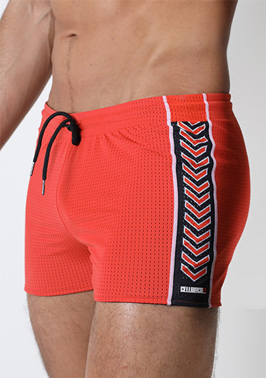 Cellblock 13 Kennel Club Spitfire Reversible Shorts Orange