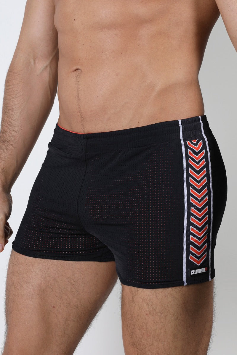Cellblock 13 Kennel Club Spitfire Reversible Shorts Orange