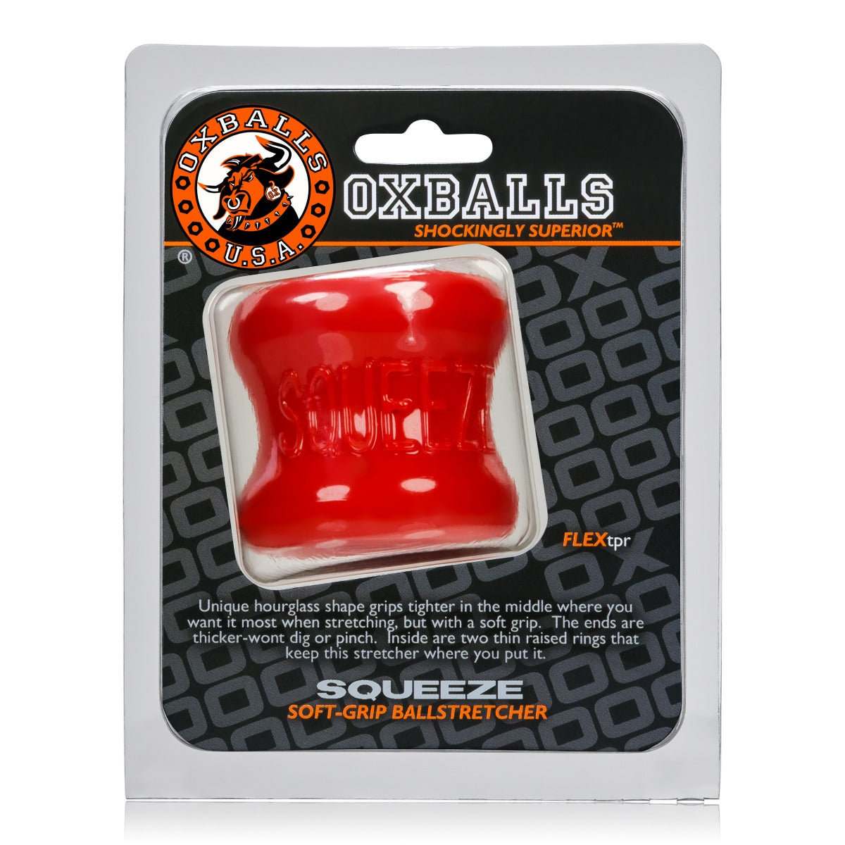 Oxballs SQUEEZE Ballstretcher Red