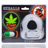 Oxballs Stash Vibrating Cockring Clear