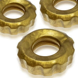 Hunkyjunk Super HUJ Cock Ring 3 Pack Bronze
