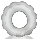 Hunkyjunk Super HUJ Cock Ring 3 Pack Clear Ice