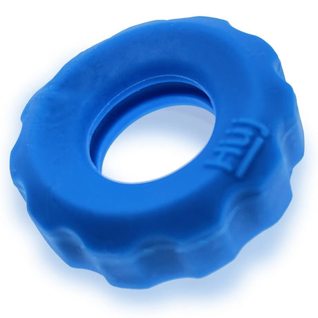 Hunkyjunk Super HUJ Cock Ring 3 Pack Teal Ice