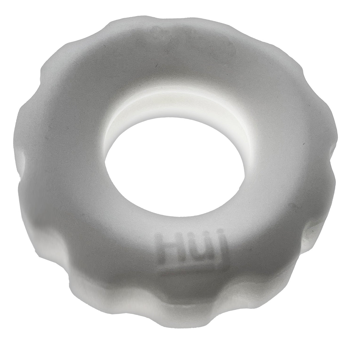 Hunkyjunk Super HUJ Cock Ring 3 Pack White Ice