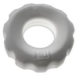 Hunkyjunk Super HUJ Cock Ring 3 Pack White Ice