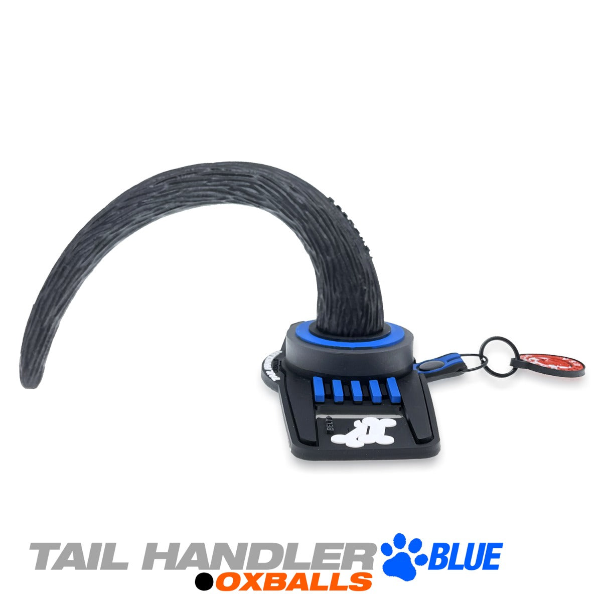 Oxballs TAIL HANDLER Belt Strap Show Tail Blue