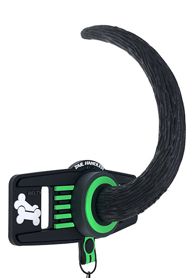 Oxballs TAIL HANDLER Belt Strap Show Tail Green
