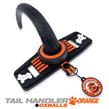 Oxballs TAIL HANDLER Belt Strap Show Tail Orange
