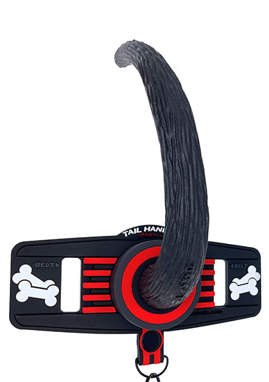 Oxballs TAIL HANDLER Belt Strap Show Tail Red