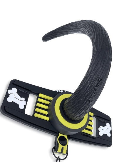 Oxballs TAIL HANDLER Belt Strap Show Tail Yellow