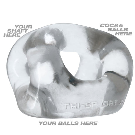 Oxballs Tri Sport XL Cock Sling Clear