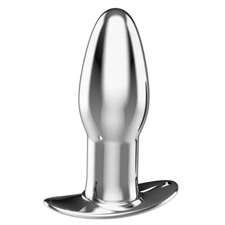 Command Stainless Steel Vibrating Butt Plug 4 Inch