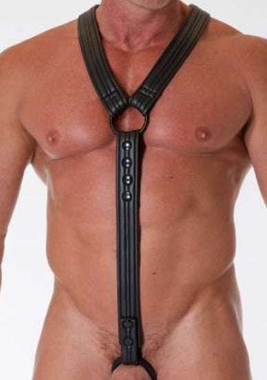 665 INC Neoprene Y Harness Black