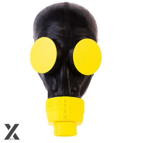 XTRM XP7 Rubber Gas Mask Black Yellow