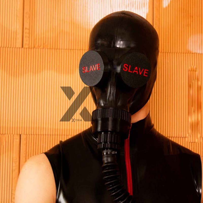 XTRM BDSM Fetish Gas Mask Hose Set