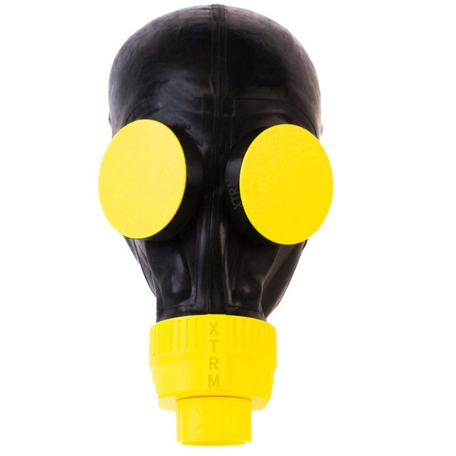 XTRM XP7 Rubber Gas Mask Black Yellow